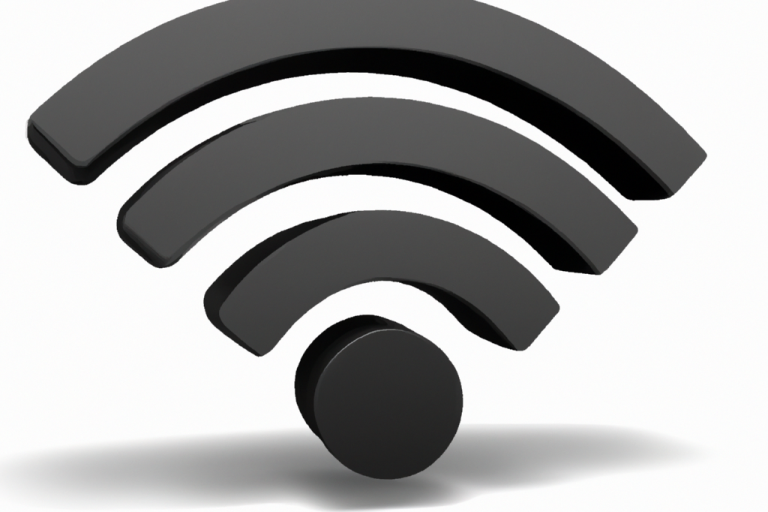Schnelles, kostenloses Wlan Schwarzes WLAN-Symbol mit halbkreisförmigen Wellen und einem Punkt in der Mitte.